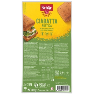 Ciabatta Rustica - bułki wieloziarniste bezglutenowe